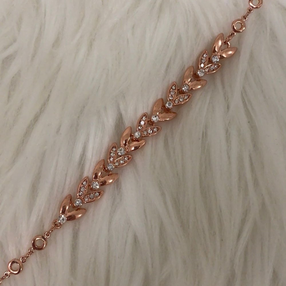 GOLD PLATED rose gold bracelet